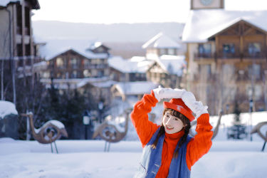 雪国之旅 日系 街拍 雪景 冬天 妹子 写真集