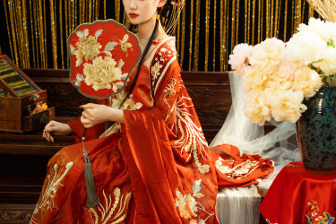 红衣娘子 古风 结婚 新娘 中国风 漂亮